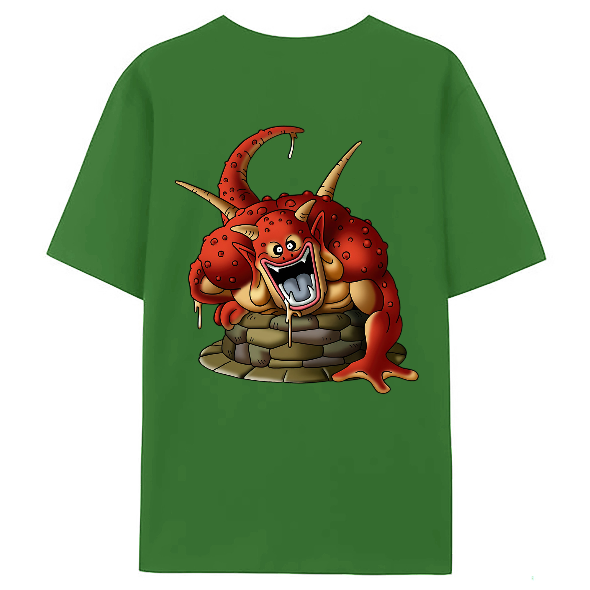 （画像用） ドラゴンクエスト Doragon Kuesuto Dragon Quest レディース半袖Tシャツ(バックプリント)